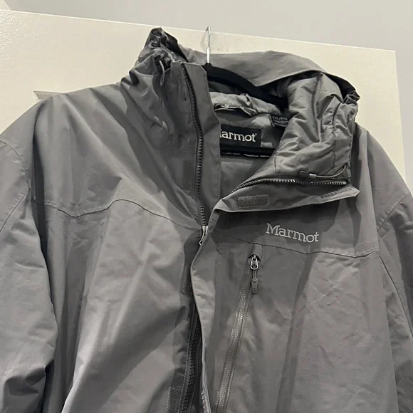 Marmot Men's Charcoal Winter Jacket - Picture 5 of 6